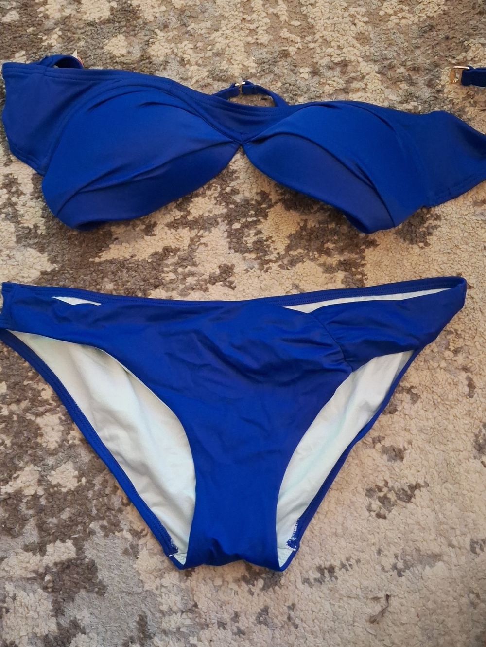 Victoria's Secret Royal Blue Underwire Bikini Set